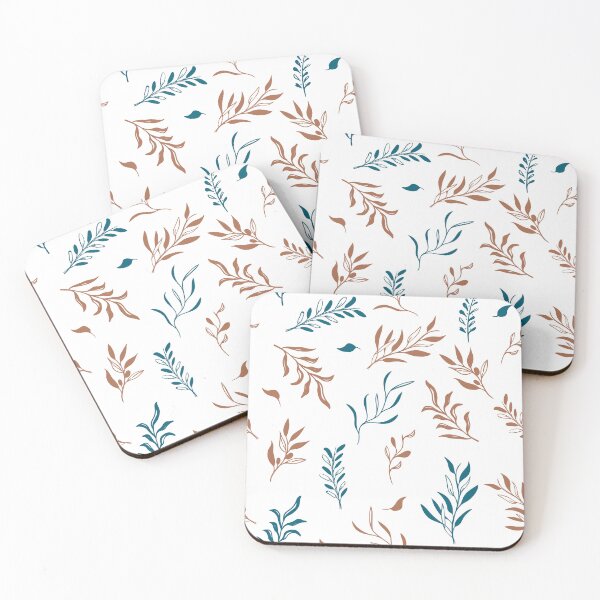Item preview, Elegant Spring Flowers and Leaves Pattern designed and sold by TeeBeesDesign.