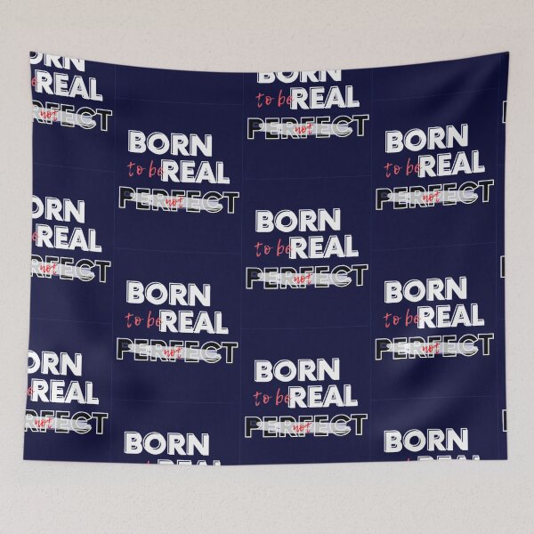 Item preview, Born to be real not perfect designed and sold by JAdotdotDesigns.