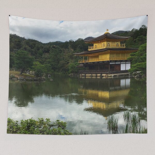 Item preview, Kinkaku-ji, Template of the Golden Pavilion designed and sold by MarksonPrints.