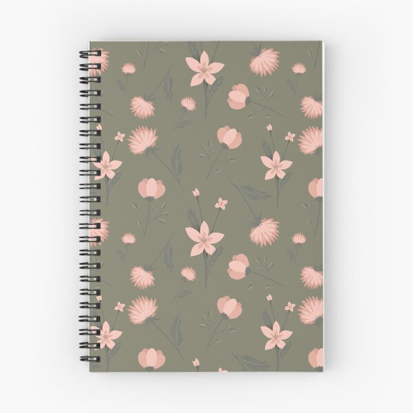 Item preview, Pink Floral with Sage Background Color designed and sold by inStoredecor.