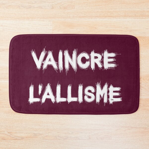 Item preview, Defeat Allism (white, burgundy background) designed and sold by MentaLee.