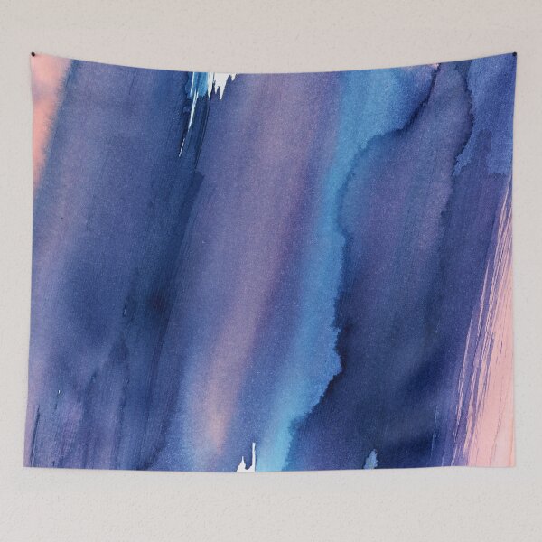 Item preview, Shades of Blue and Pink, Abstract Art designed and sold by MyAbstractInk.