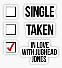 Pegatina Soltero, Tomado, Enamorado de Jughead Jones