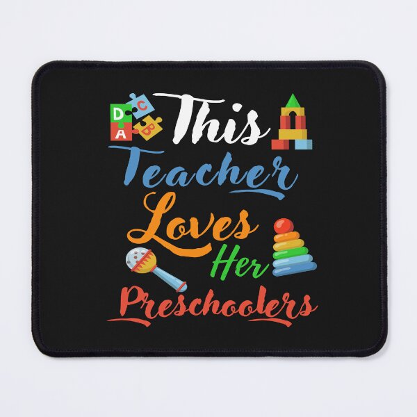 Item preview, This Teacher Loves Her Preschoolers designed and sold by adeleqo.
