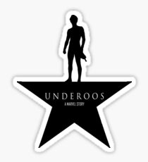 "Underoos" Hamilton Logo Parody Sticker