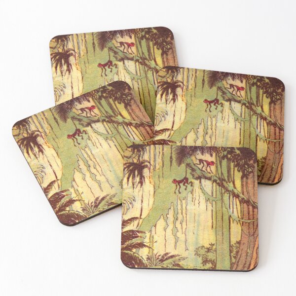 Item preview, Jungle Monkeys designed and sold by VintageABC.
