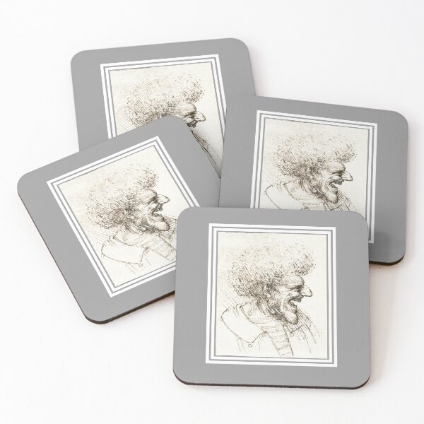Item preview, Leonardo da Vinc: Man With Bushy Hair designed and sold by artistoutfitter.