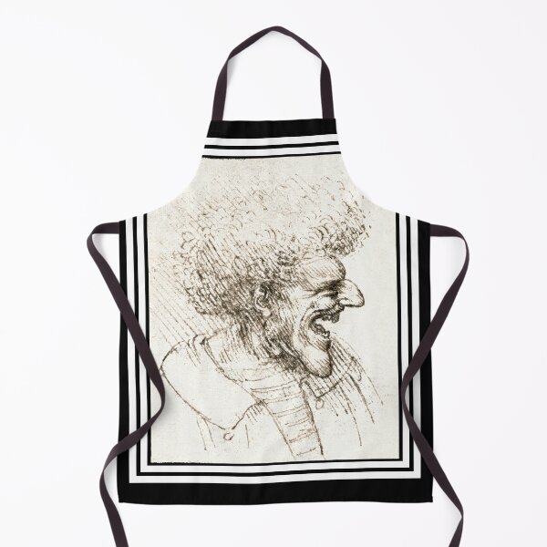 Item preview, Leonardo da Vinc: Man With Bushy Hair designed and sold by artistoutfitter.