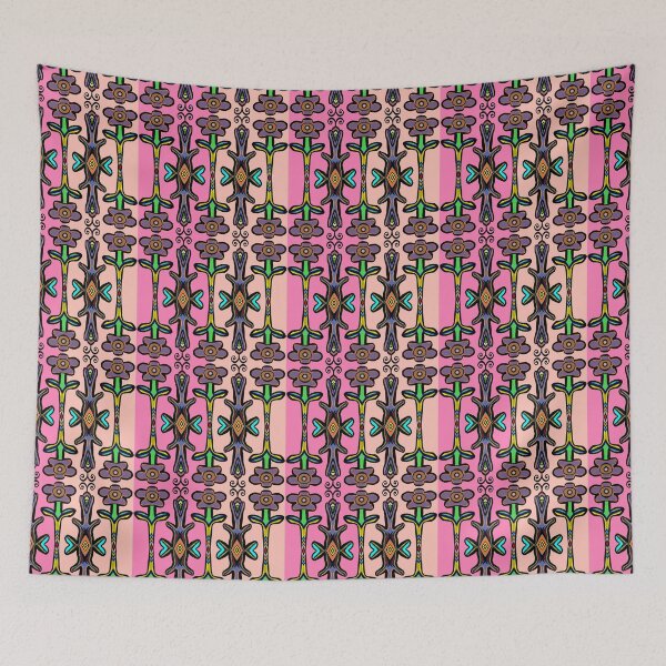 Item preview, Anishinaabe Plant Forms on Pink designed and sold by KarenDeLeary.