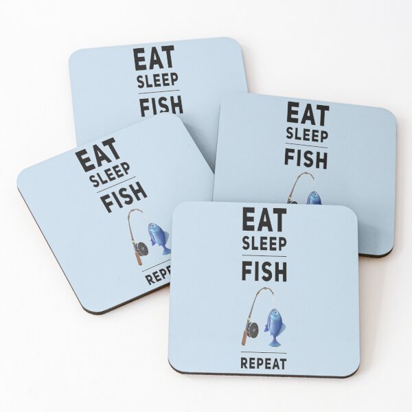 Item preview, Eat Sleep Fish Repeat  designed and sold by Junemontana.