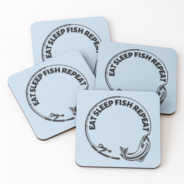 Item preview, Eat Sleep Fish Repeat  designed and sold by Junemontana.