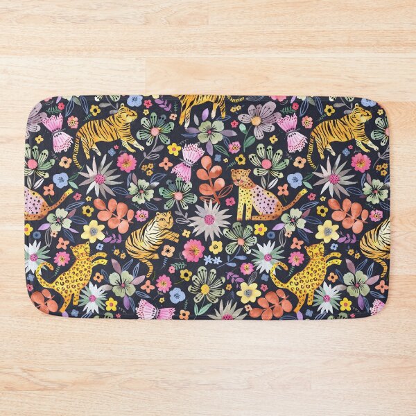 Item preview, Spring Cat Tigers and Flowers designed and sold by ninoladesign.
