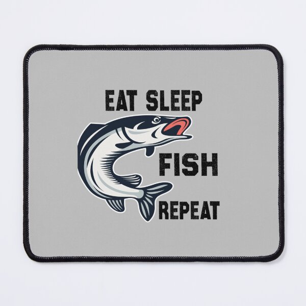 Item preview, Eat Sleep Fish Repeat designed and sold by Junemontana.