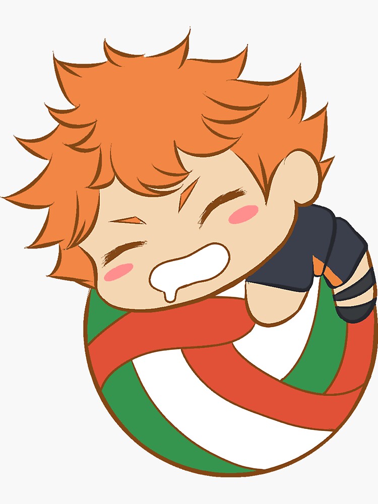 Sleeping Hinata Shoyo Haikyuu Sticker Sticker For Sale By Alfrejami6 Redbubble