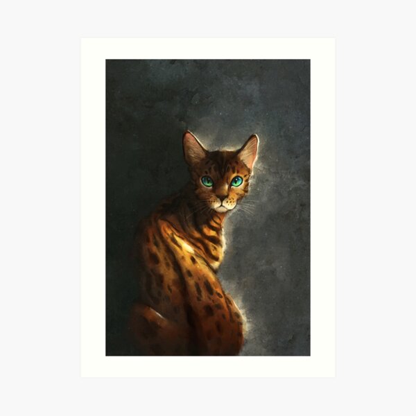 Bengal Cat Art Print