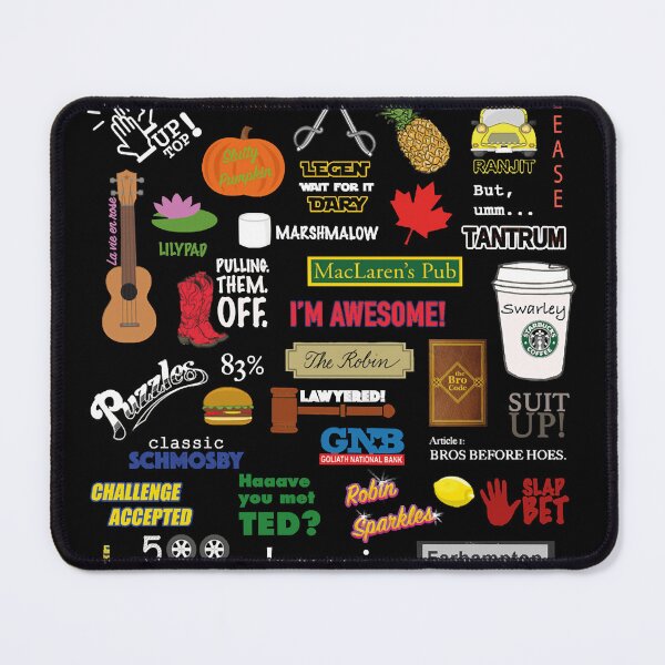 Item preview, How I Met Your Mother HIMYM TV Show Collage designed and sold by MICHAEROB.