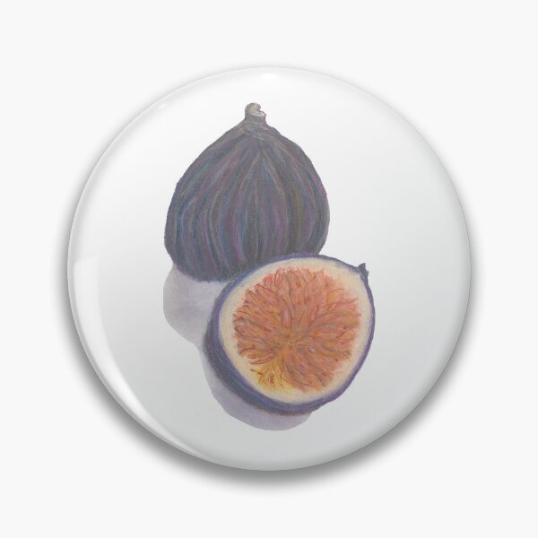 Item preview, figs, fruit, fruit, nature, drawing, bebicervin, pastel sec designed and sold by BebiCervin.