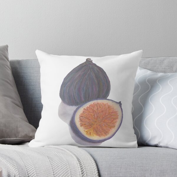 Item preview, figs, fruit, fruit, nature, drawing, bebicervin, pastel sec designed and sold by BebiCervin.