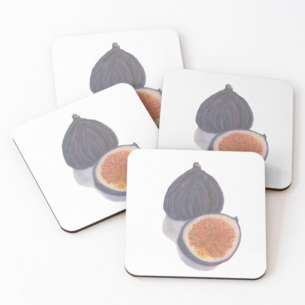Item preview, figs, fruit, fruit, nature, drawing, bebicervin, pastel sec designed and sold by BebiCervin.
