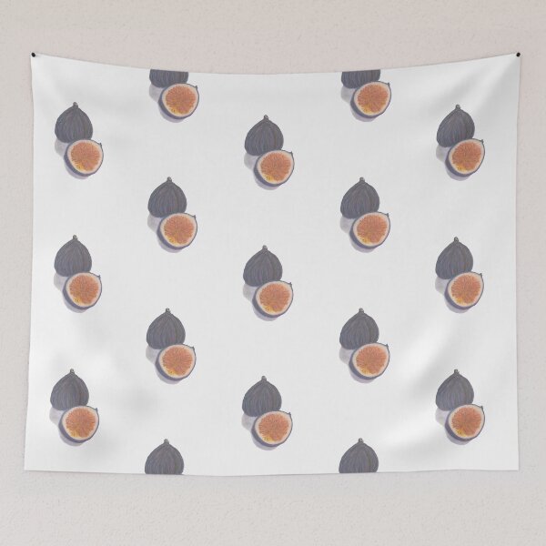 Item preview, figs, fruit, fruit, nature, drawing, bebicervin, pastel sec designed and sold by BebiCervin.