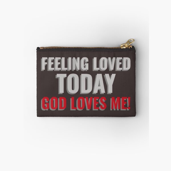 Item preview, FEELING LOVED TODAY GOD LOVES ME! Tshirt, mugs designed and sold by DoubleDSD.