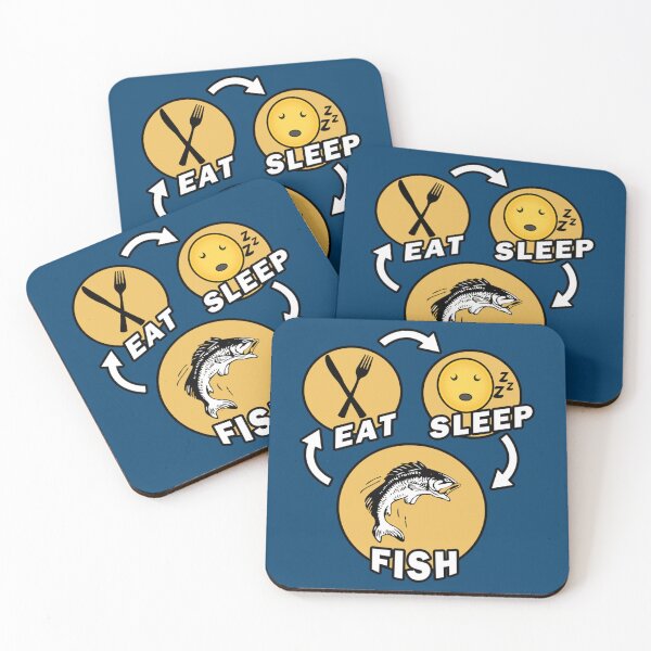 Item preview, Eat Sleep Fish Repeat   designed and sold by Junemontana.