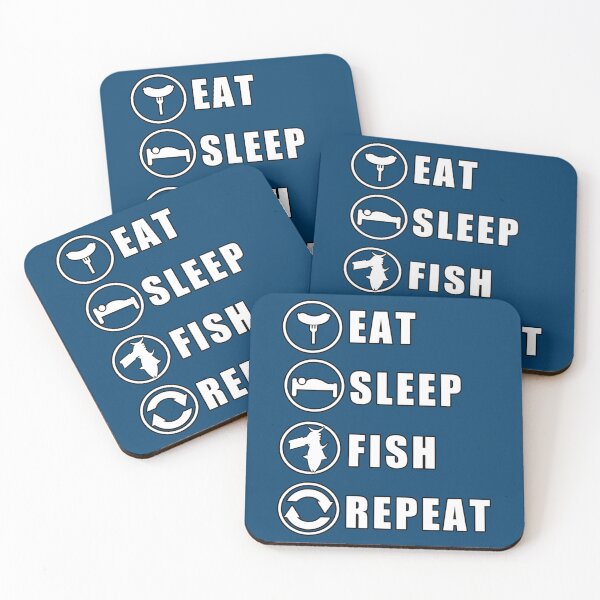 Item preview, Eat Sleep Fish Repeat  designed and sold by Junemontana.