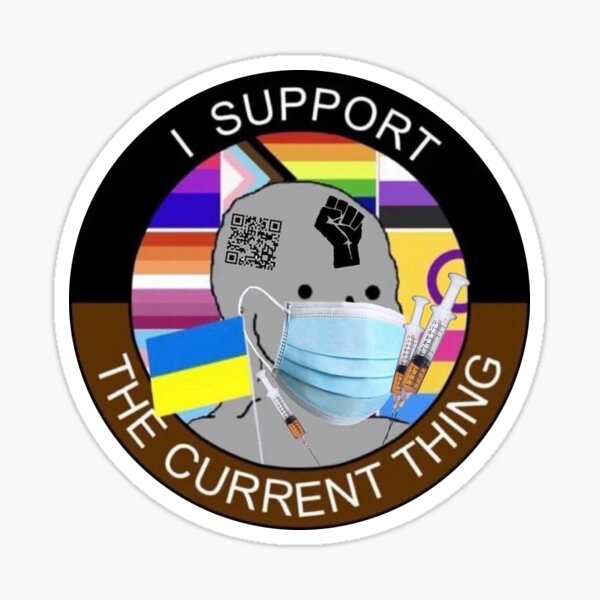 Item preview, I Support the Current Thing designed and sold by JZ Design.