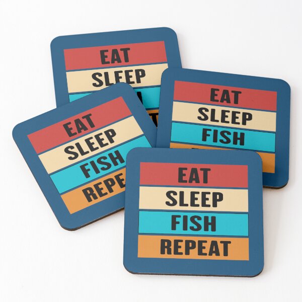 Item preview, Eat Sleep Fish Repeat   designed and sold by Junemontana.