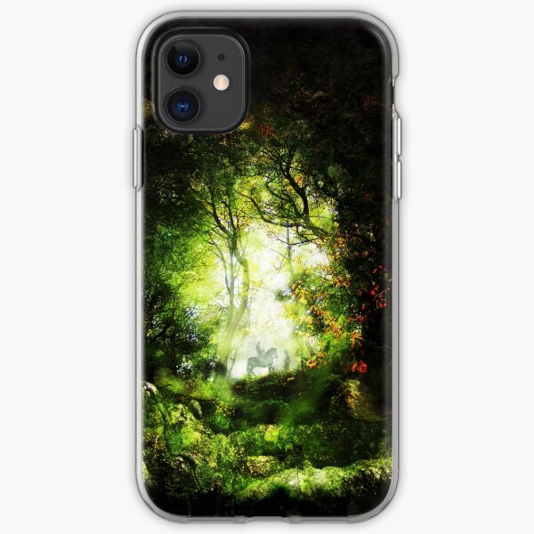Encounter in a Woodland Glade iPhone Soft Case