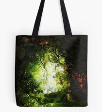 Encounter in a Woodland Glade Tote Bag