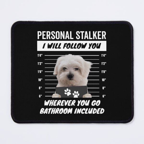 Item preview, Personal Stalker Dog – Maltese designed and sold by More Cute Dogs.