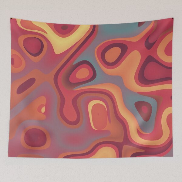 Item preview, "Dusk" wavy color palette designed and sold by rodentpad.