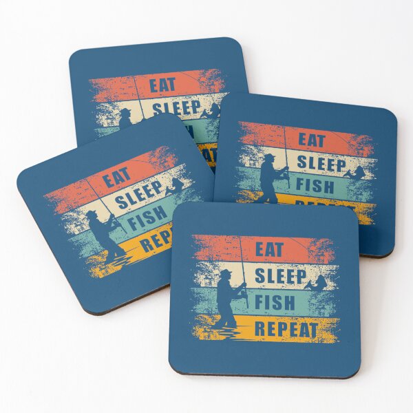 Item preview, eat sleep fish repeat   designed and sold by Junemontana.