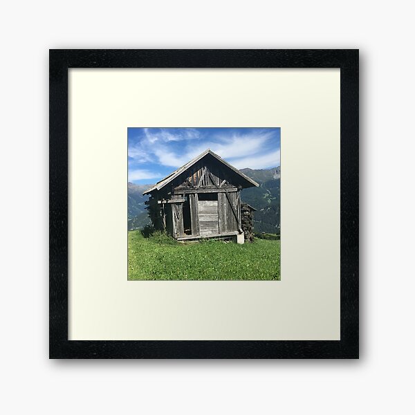 Item preview, Hut in the Austrian mountains designed and sold by ray-designs-.
