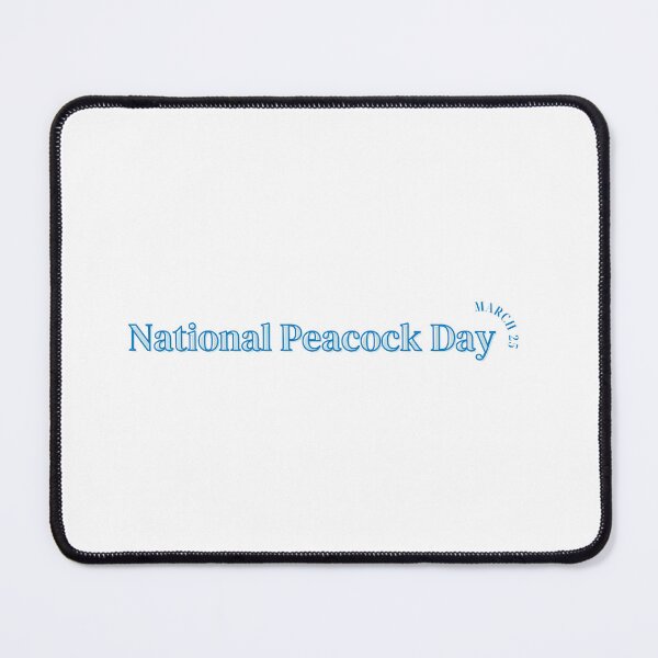 Item preview, National Peacock Day designed and sold by Gianna Dolan.