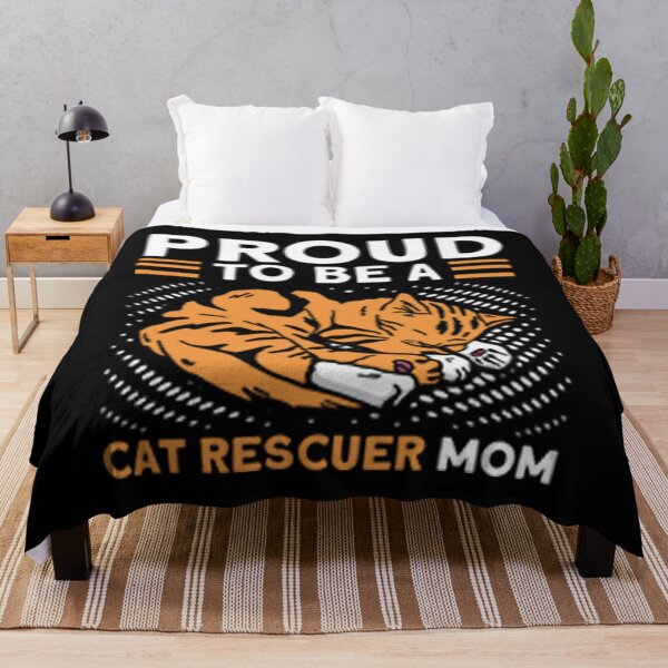 Item preview, Proud To Be A Cat Rescuer Mom Rescue Cat Adopter designed and sold by calkyyumi.