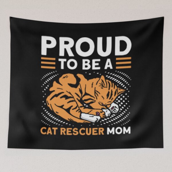 Item preview, Proud To Be A Cat Rescuer Mom Rescue Cat Adopter designed and sold by calkyyumi.