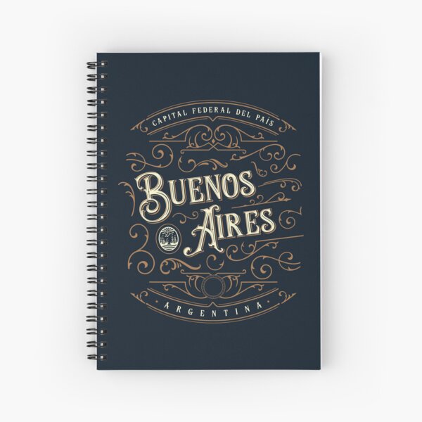 Buenos Aires Spiral Notebook