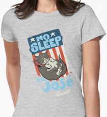 The DOLLOP- No Sleep Til José Women's Fitted T-Shirt