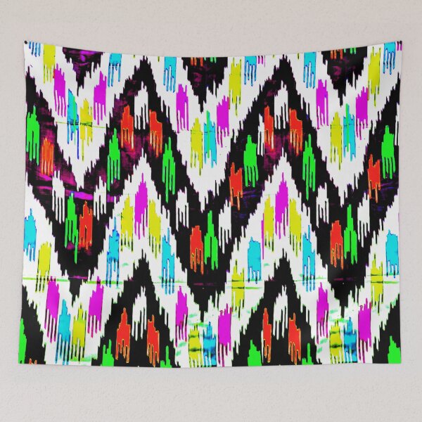 Item preview, Comb style designs ikat patterns, Uzbek Ikat designs designed and sold by LeFabriqueOuz.