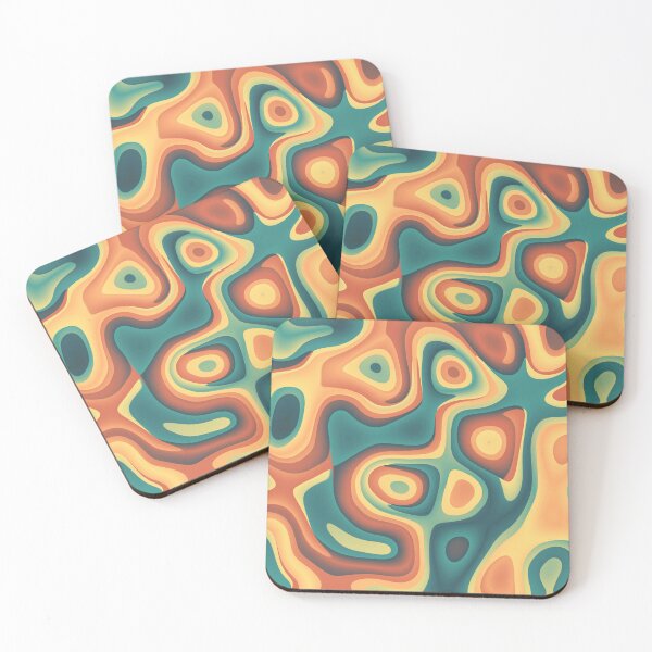 Item preview, "Rustic Riverbed" wavy color palette designed and sold by rodentpad.