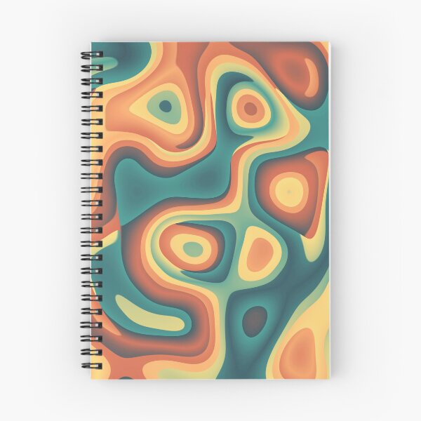 Item preview, "Rustic Riverbed" wavy color palette designed and sold by rodentpad.