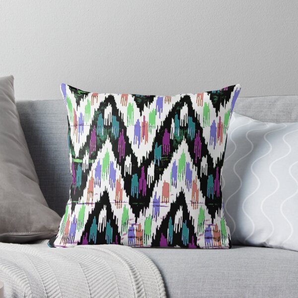 Aperçu de l'œuvre Le style peigne conçoit des motifs ikat, des motifs ouzbeks Ikat créée et vendue par LeFabriqueOuz.