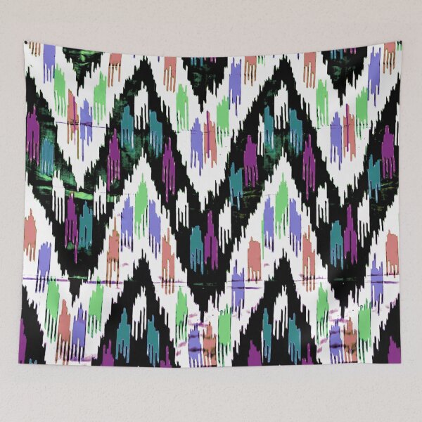Item preview, Comb style designs ikat patterns, Uzbek Ikat designs designed and sold by LeFabriqueOuz.
