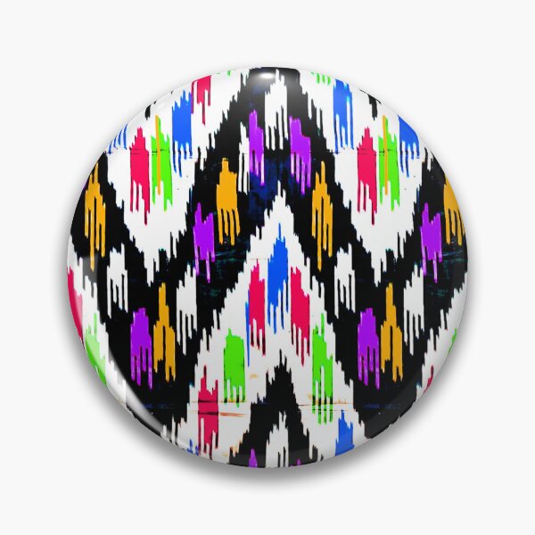 Artikelvorschau, Kammstil entwirft Ikat-Muster, usbekische Ikat-Designs entworfen und verkauft von LeFabriqueOuz.