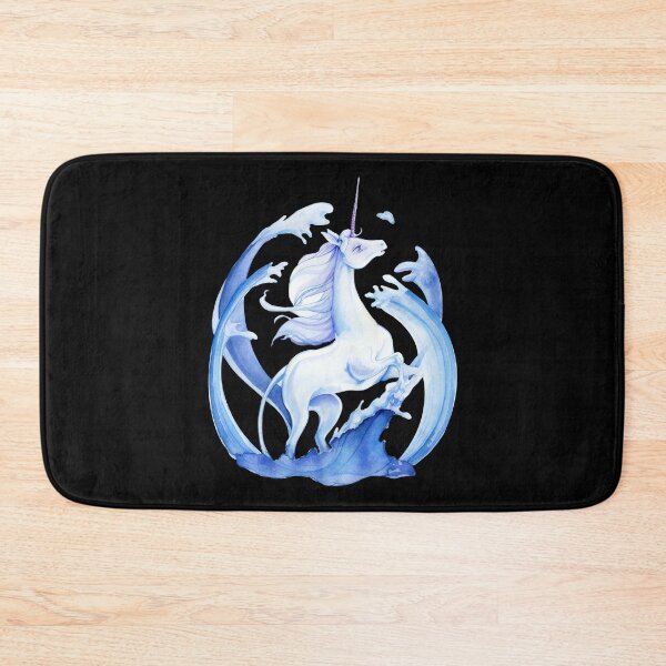 Item preview, The Last Unicorn Standing In Blue Water Tides designed and sold by Miriam Steinau.