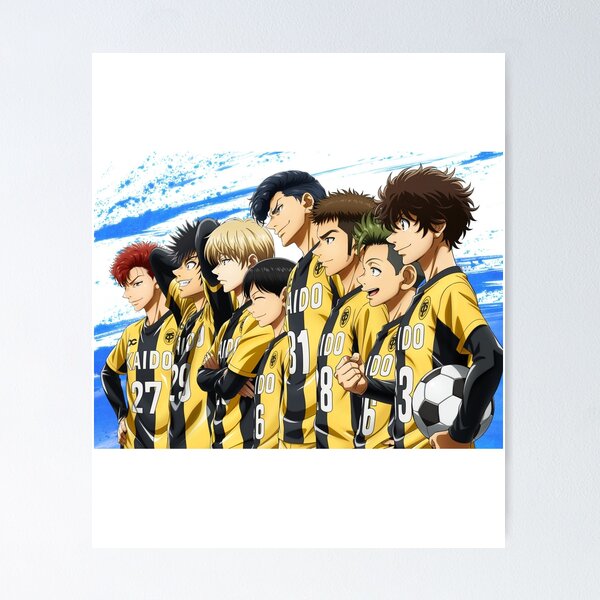 AO ASHI - Poster Chibi 52x38 - Squad-B Formation - Abysse Corp