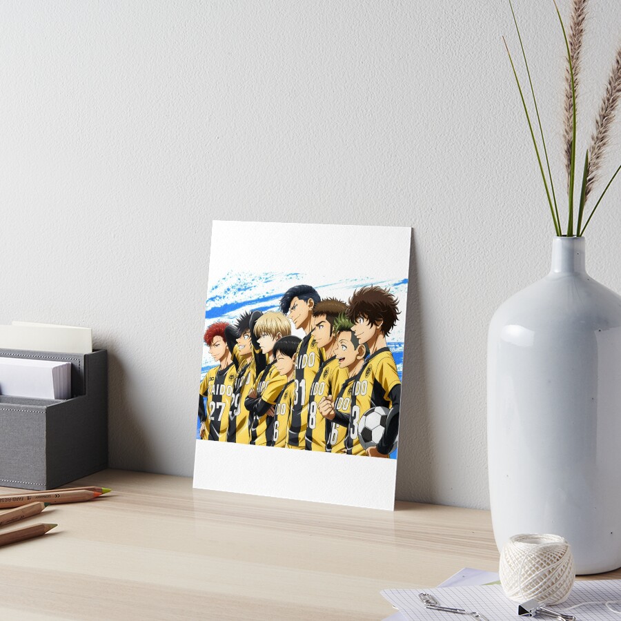 "aoashi-aoi ashito // anime aoashi-AO ASHI team" Art Board Print by