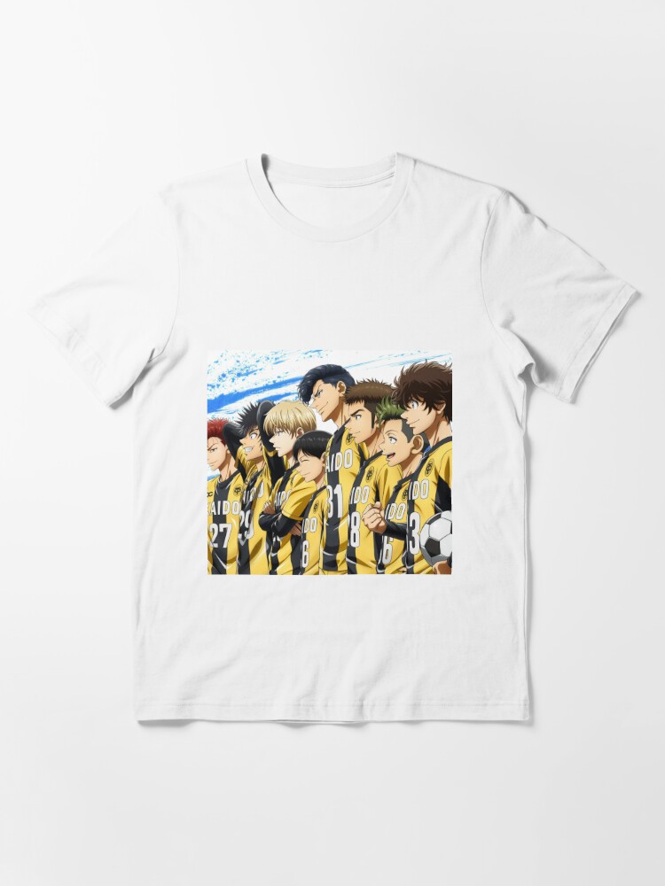 ao ashi anime, shirt Sticker for Sale by zizo37